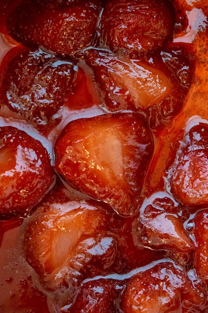 Easy Strawberry Compote Recipe 7 strawberry compote recipe closeup