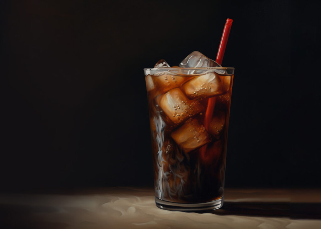 Cold Brew Vs Iced Coffee Vs Iced Americano: A Comprehensive Comparison 4 An Iced Americano With A Straw