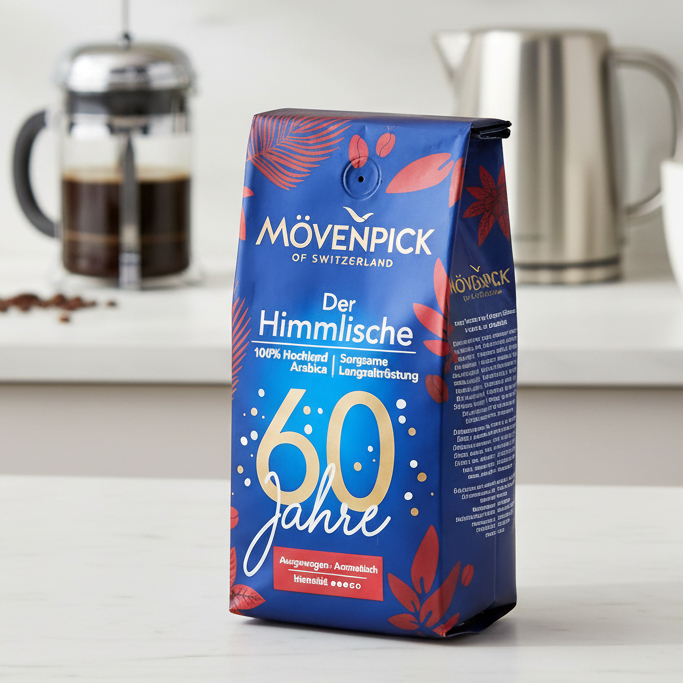 Coffee Bag Celebrating 60 Years Anniversary.