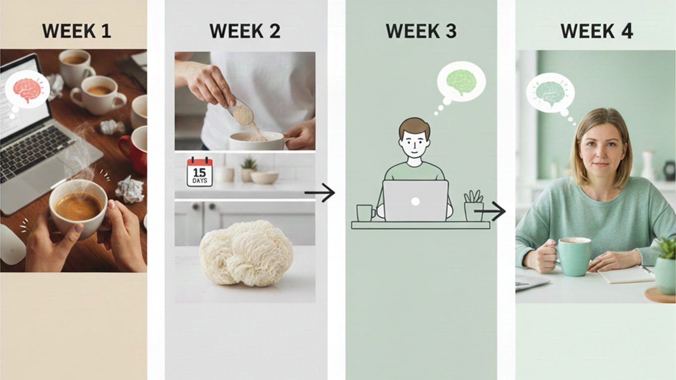 Four-Week Coffee And Mushroom Journey