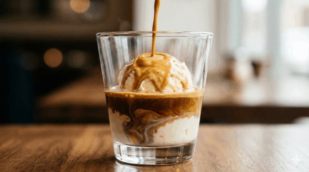 Affogato Ice Cream Italian Dessert