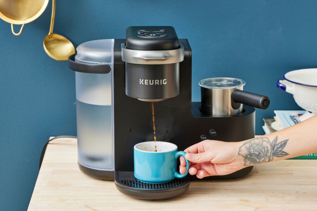 Coffee Brewing From A Keurig Machine